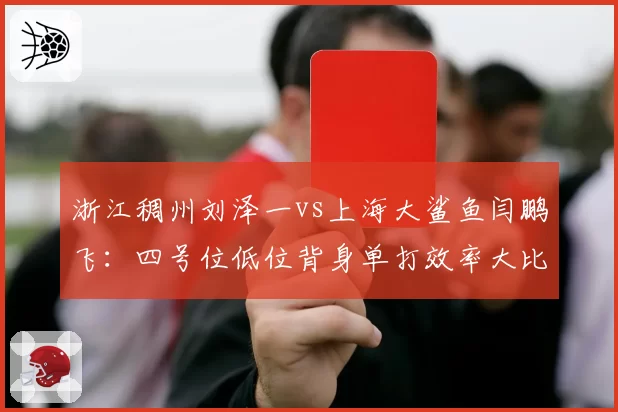 浙江稠州刘泽一vs上海大鲨鱼闫鹏飞:四号位低位背身单打效率大比拼
